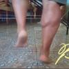 Reintegro deportivo posterior a inflamacion en tendon calcaneo, en imagen estamos realizando ejercicio excentrico.