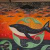 Mural para domo camping Bahía inglesa