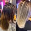 Balayage platinado perla