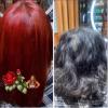 Visos con gorro Color red