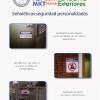 Señales de interiores- exteriores.según necesidades.